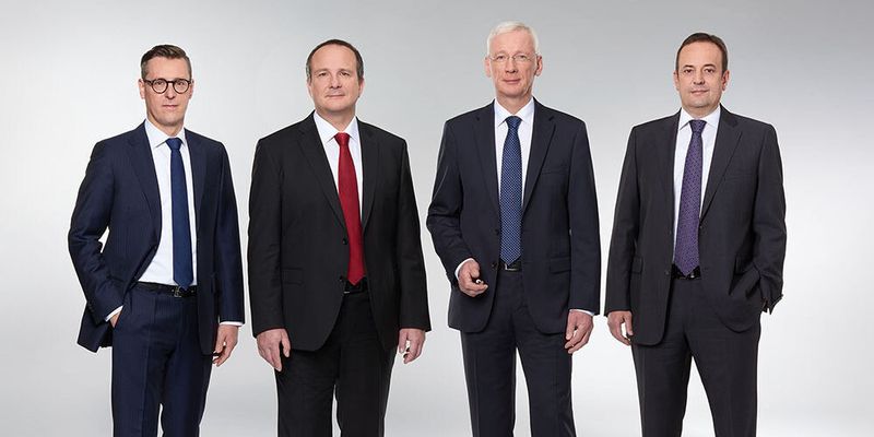 Die neu formierte Geschäftsleitung von Ingram Micro Deutschland (v. l.): Alexander Maier, Ernesto Schmutter, Klaus Donath und Wolfgang Jung.