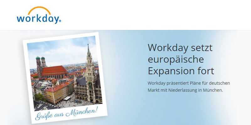Der US-Anbieter Workday betreibt eigene Rechenzentren in Amsterdam und Dublin. Partner sollen den deutschen Markt bedienen.