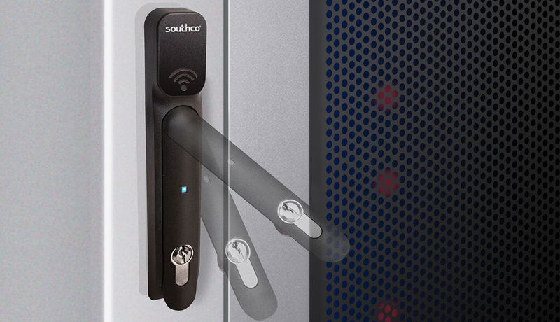 Mehr als ein Griff: AKCP setzt auf das elektronische Verschlusssystem H3 für Racks von Southco.
