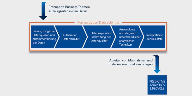 Die Kernaufgaben des Data Scientist nach SAS.