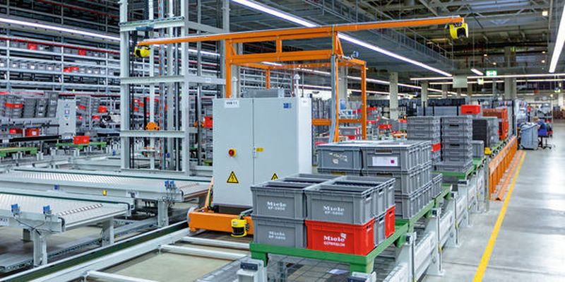 Die neue Lebensader der Miele & Cie. KG läuft im Dreischichtbetrieb. Vom Aufbau bis zur Abnahme vergingen nur drei Monate.