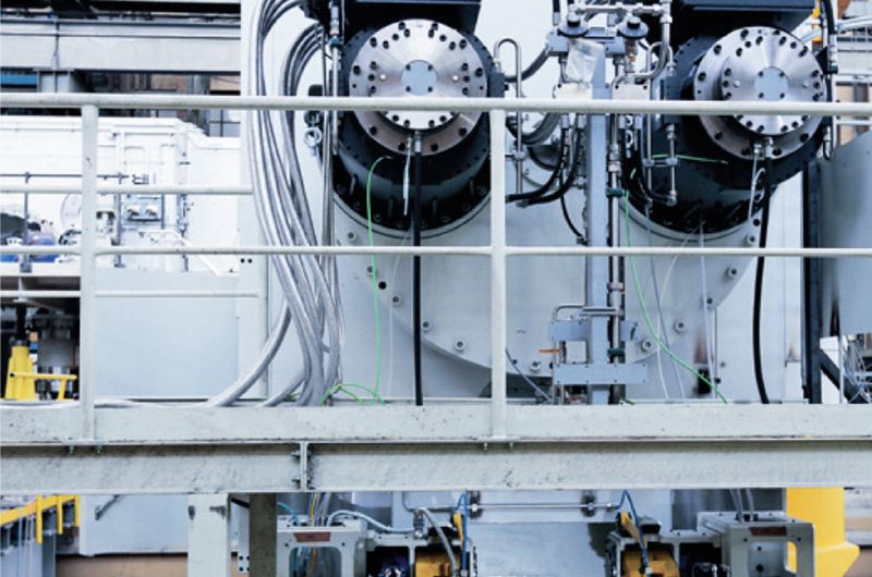 Gesenkschmiedepresse mit Servotechnik.