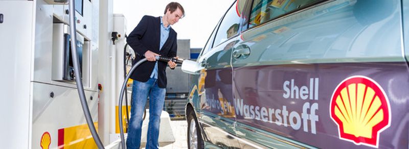 Die Shell-Wasserstofftankstelle in der Hamburger Schnackenburgallee ist eröffnet.