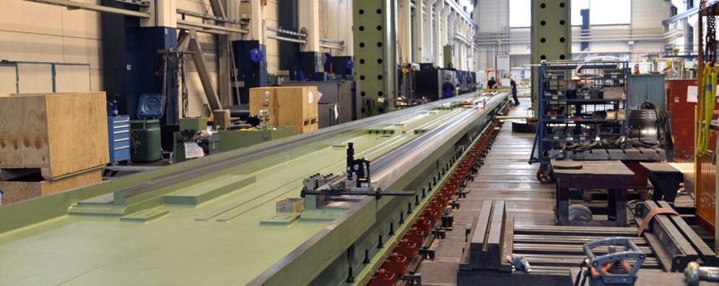 Bei Waldrich Coburg entsteht derzeit ein Portalbearbeitungszentrum mit einer Aufspannlänge von 20,25 m.