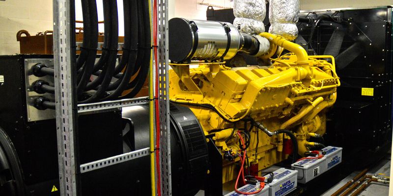 Die Diesel-Motoren im Rechenzentrum von Poker Stars könnten die Server mit nur einer Tankfüllung für 72 Stunden mit Strom versorgen.