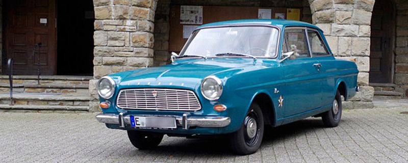 Der langlebige Ford 12M ist mit über 50 Jahren auf dem Buckel ein sympathischer Hingucker.
