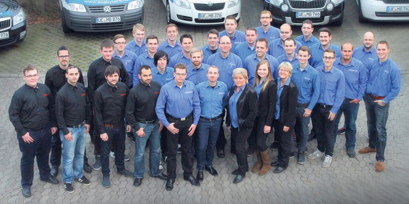 Das Team des Systemhauses Exabyters.