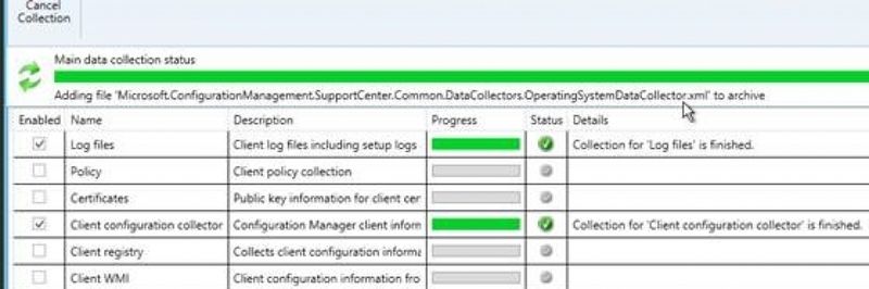 Zusammenstellen aller Daten aus dem SCCM-Netzwerk