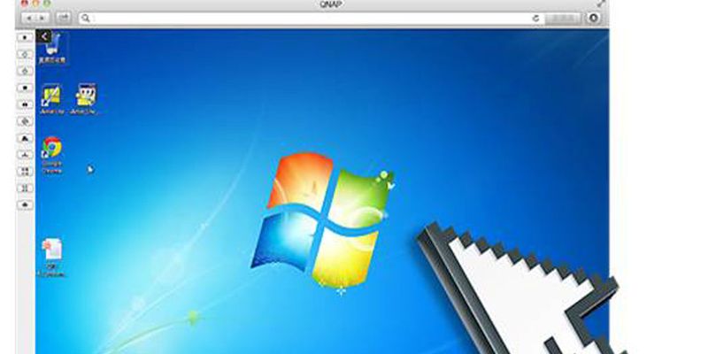 Der Desktop von Qnaps Virtualisierungsstation.