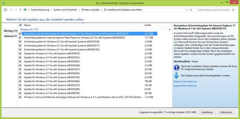 Neben dem Internet Explorer ist im Juni 2015 der Windows Media Player besonders gefährdet.
