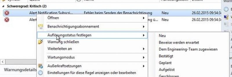 Warnungen verstehen und auflösen