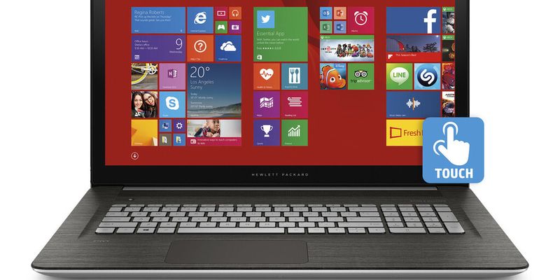 Der HP Envy mit 17,3-Zoll-Touchscreen ist grundsätzlich mit einem Intel Core i7 aus der Broadwell-Generation bestückt. Das Keyboard ist wie auch beim 15,6-Zoll-Modell beleuchtet.