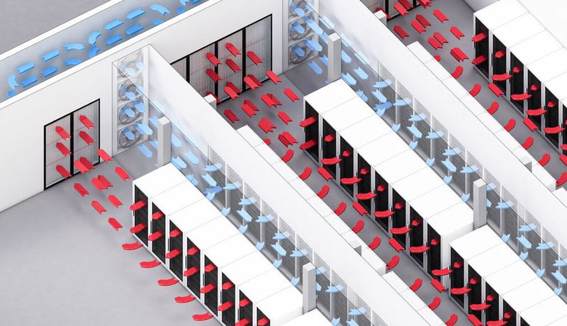 Die Energie-effizienten Flächenkühlsysteme für die Wand, Cool W@ll von Weiss Klimatechnik, gibt es nur auch für Datacenter-Varianten ohne Doppelboden.