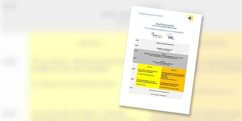 Kurzentschlossene können sich noch kostenlos für die Tagung anmelden.