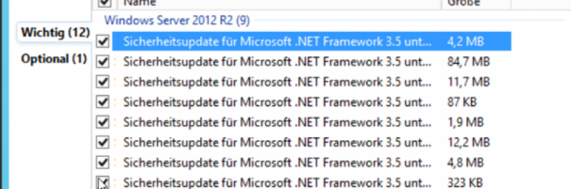 SCOM 2012 R2 und SCOM-Datenbanken mit neuen Updates aktualisieren