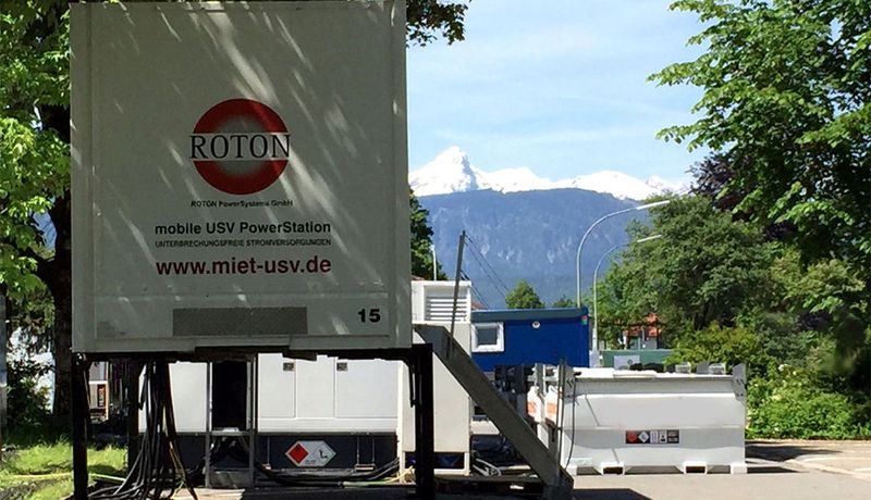 Die Roton Power Systems GmbH stellte mit einer Miet-USV Anfang Juni die Stromversorgung des G7 Gipfel 2015 in Elmau sicher.