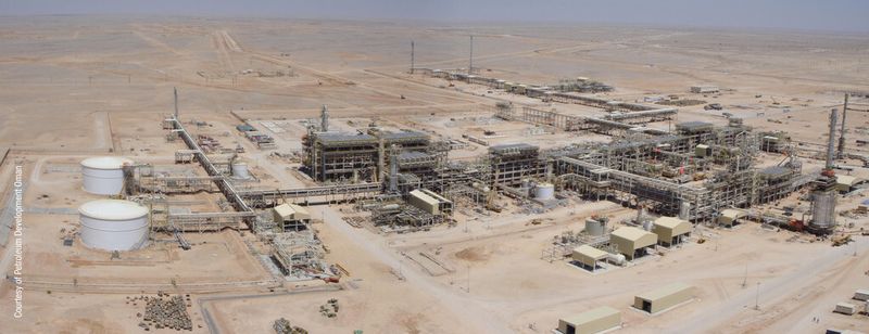 Rabab Harweel gas field in the South of Oman.