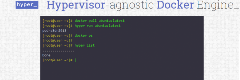 Hyper bringt Docker und den Xen.-Hypervisor zusammen.