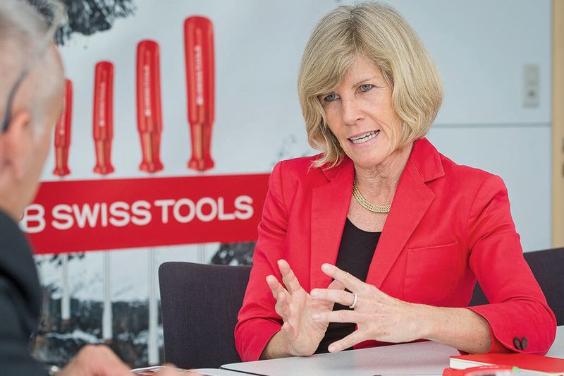 «Nein, ganz klar nein. Wir halten am Produktionsstandort Schweiz fest. » Eva Jaisli, CEO PB Swiss Tools