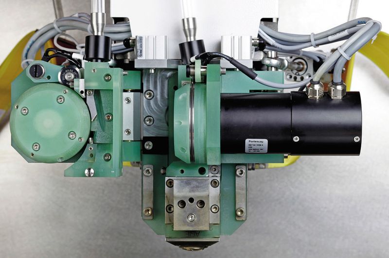 Drahtrollenwechselsystem automatisch.
