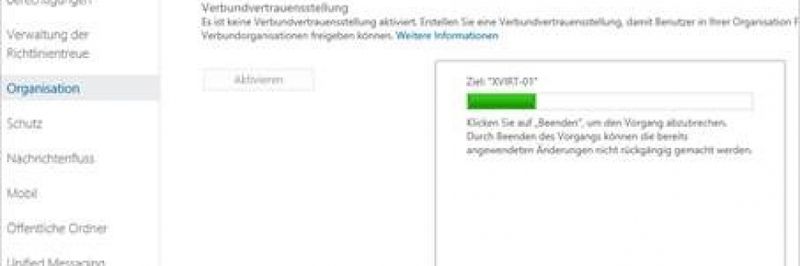 Verbundvertrauensstellungen erstellen und verwalten