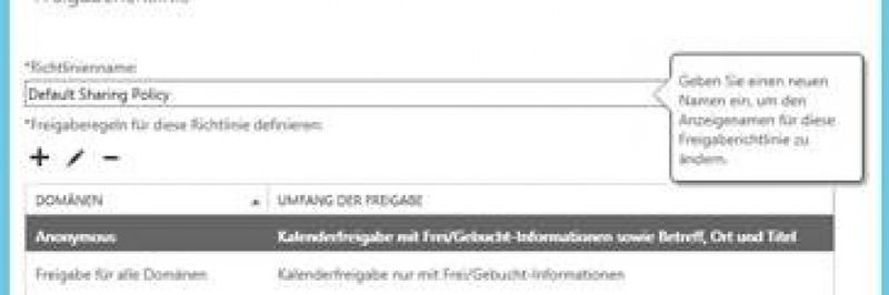 Erstellen einer neuen Freigaberichtlinie
