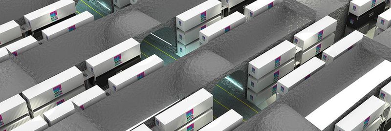 Das Rechenzentrum der Superlative "Lefdal Mine Datacenter", Måløy, entsteht in einer ehemaligen Mineralien-Mine, rund 500 Kilometer nordwestlich von Oslo.