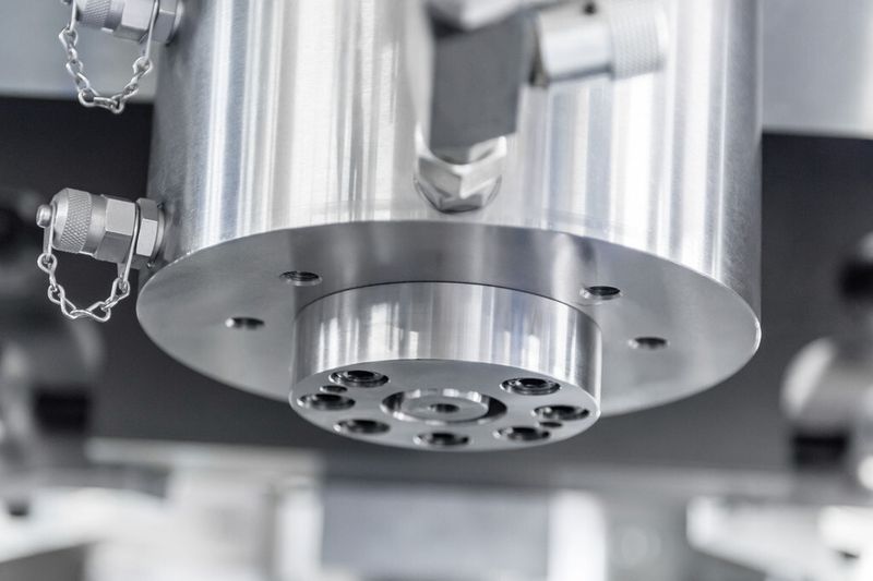 Die servohydraulischen Achsen werden von den gleichen Servoantrieben wie die elektromechanischen Varianten angetrieben.