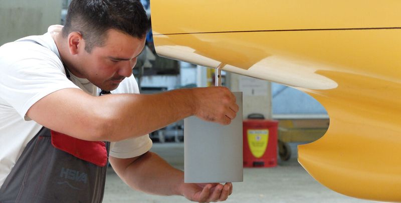 Anfertigung eines Schiffsruders, das viel schneller als mit herkömmlichen Methoden hergestellt werden kann.