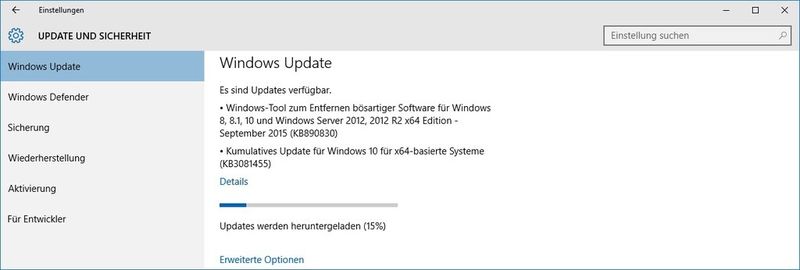 Zum Microsoft Patchday im September 2015 wird sich ein Neustart kaum vermeiden lassen.