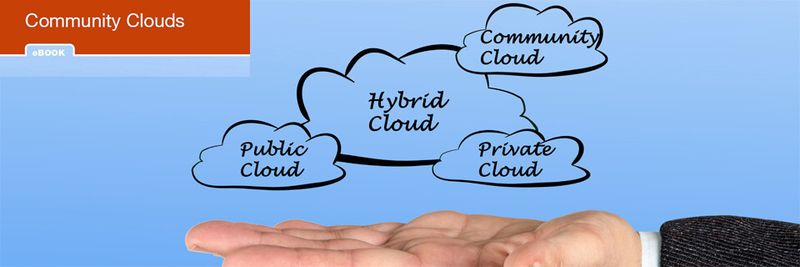 Konzept und Vorteile von Community Clouds, anschaulich erklärt in unserem neuen eBook.