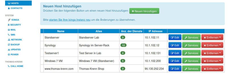 Die Entwickler Thomas Krenn AG und Netways GmbH haben die Oberfläche des Open-Source-Tools TKmon aufgeräumt und die Navigation nutzerfreundlich gestaltet.