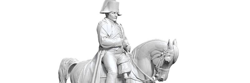 Das Denkmal, das Napoleon auf einem Pferd zeigt, soll nicht nur für die Nachwelt erhalten, sondern auch als 3D-Modell für eine Ausstellung zum 200. Jahrestag der Rückkehr Napoleons aus seinem Exil auf der Insel Elba ausgestellt.