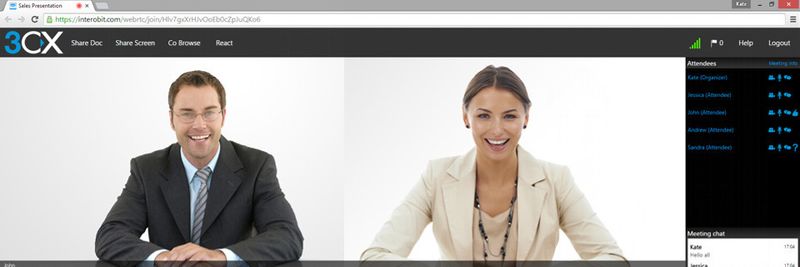 Für die Version 14 des 3CX Phone Systems wurde unter anderem die Videokonferenzlösung 3CX WebMeeting aufgewertet.