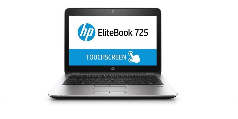 Das EliteBook 725 ist das kleinste der neuen Business-Notebooks mit AMD-PRO-A12-APU. Das Display, optional auch mit Touch, misst 12,5 Zoll in der Diagonale.
