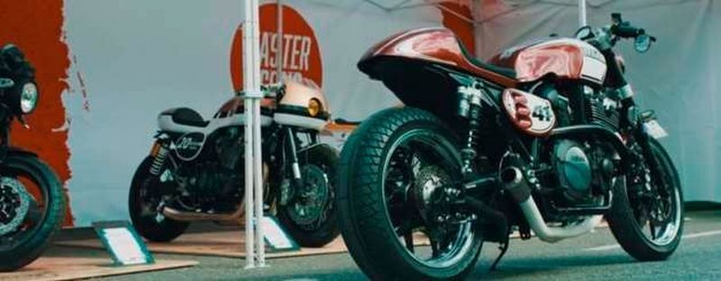 Eines der Siegerbikes, ein sportlicher Custom, wurde von Dominik Klein aus Dillingen, Deutschland, gestaltet.