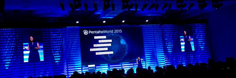 Auf der Pentaho World 2015 informierten sich über 550 Teilnehmer aus 27 Ländern über die neuesten Big Data Trends. Tragendes Thema war die Übernahme von Pentaho durch Hitachi Data Systems.