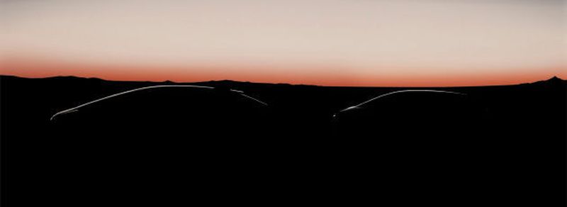Stromlinien: Mehr als eine Andeutung der Karosserieform gibt es vom Tesla-Konkurrenten Faraday noch nicht zu sehen.