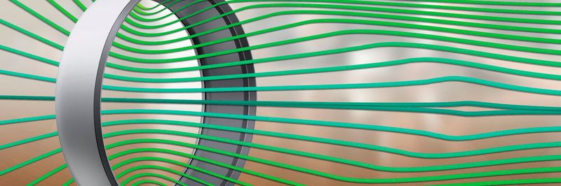 Strömungsanalyse ermöglicht Dyson ein völlig neues Design seiner Ventilatoren.