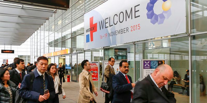 Willkommen auf der Compamed 2015: Die Messe fand in diesem Jahr erstmals von Montag bis Donnerstag statt.