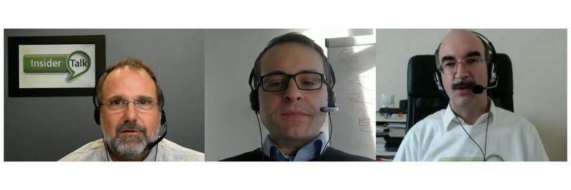 Im Insider Talk am 26.11.2015 diskutierten Andreas Donner und Oliver Schonschek mit Dr. Thomas King (v.l.n.r) über SDN.