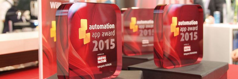 Erst Blau, dann Grün, dann Violett und jetzt Rot: Der automation app award erscheint jedes Jahr in einem neuen Farb-Gewand.