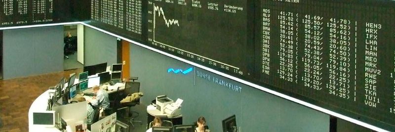 Im so genannten neuen Handelssaal der Frankfurter Börse