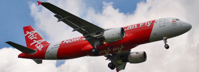 Archivaufnahme des A320, der am 28. Dezember 2014 in die Java-See stürzte.