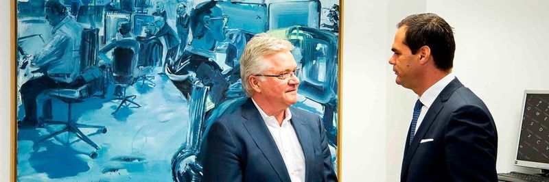 Wolfgang Schulz (ehem. Geschäftsführer jetzt Beirat PDV-Systeme) und Frank Henkelmann (Aheim; Lead Investor)