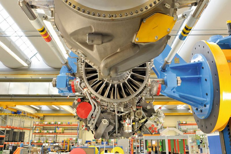 Bei der Schruppbearbeitung für das militärische Propellerturbinen-Triebwerk TP400-D6 setzt die MTU Aero Engines auf Haimer Safe-Lock. MTU ist beim TP400-D6 für den Mitteldruckverdichter, die Mitteldruckturbine und -welle verantwortlich sowie an der Regelung beteiligt.