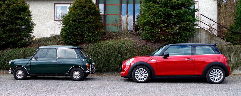 Sein Debüt war im Jahr 1959, deutlich moderner tritt der Mini heute auf. Wie viel der „alten“ Faszination steckt im aktuellen Modell?