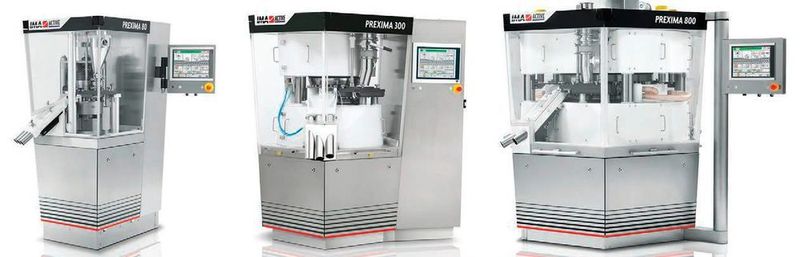 Prexima, IMA Active’s new series of tablet press machines.