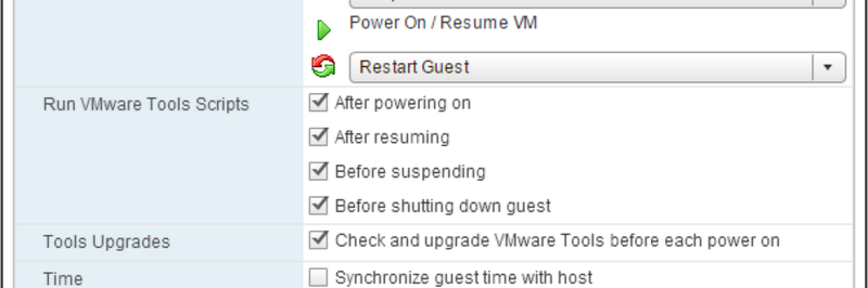 VMware-Tools im Web-Client