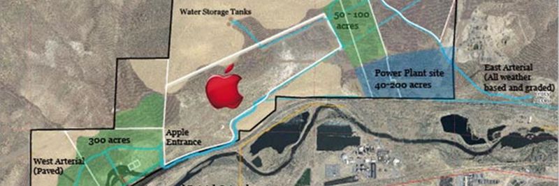Bild der Unique Infrastrcture Group (UIG) der vorläufigen Planungen für den Reno Technology Park.